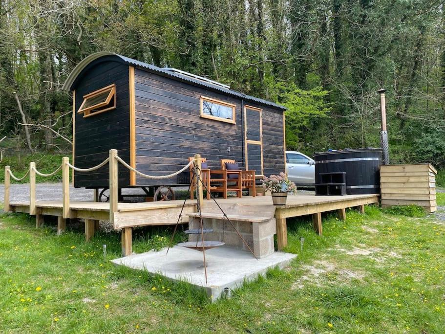 多切斯特Orchard Retreat Off Grid Shepherds Huts In Dorset公寓 外观 照片